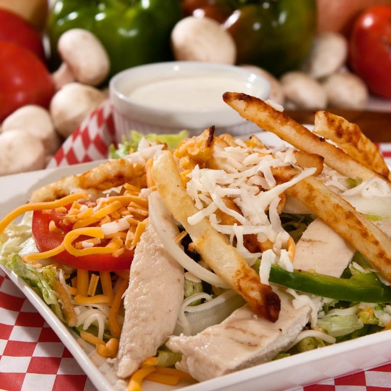 Grilled or Crispy Chicken Salad from Pizza iQ